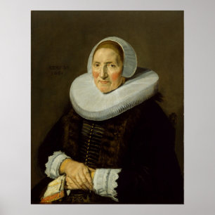 Póster Retrato de una anciana por Frans Hals
