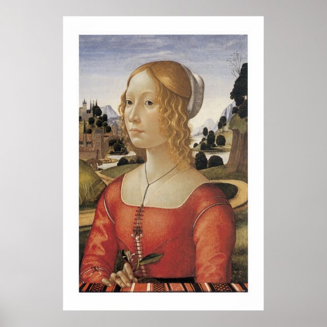 Póster Retrato de una dama (Frente)