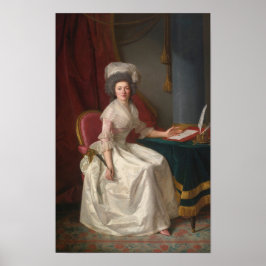 Póster Retrato de una dama