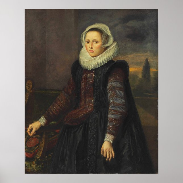 Póster Retrato de una dama (Frente)