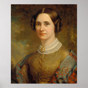 Póster Retrato de una dama - Poster Bella Artes estadouni