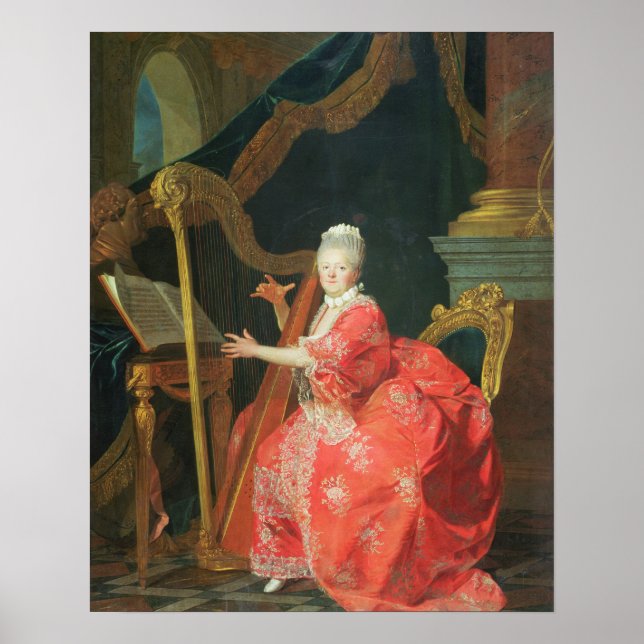 Póster Retrato de una dama, supuestamente madame Adelaide (Frente)