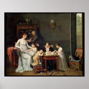 Póster Retrato de una familia, 1800-01