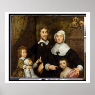 Póster Retrato de una familia, probablemente el de Richar
