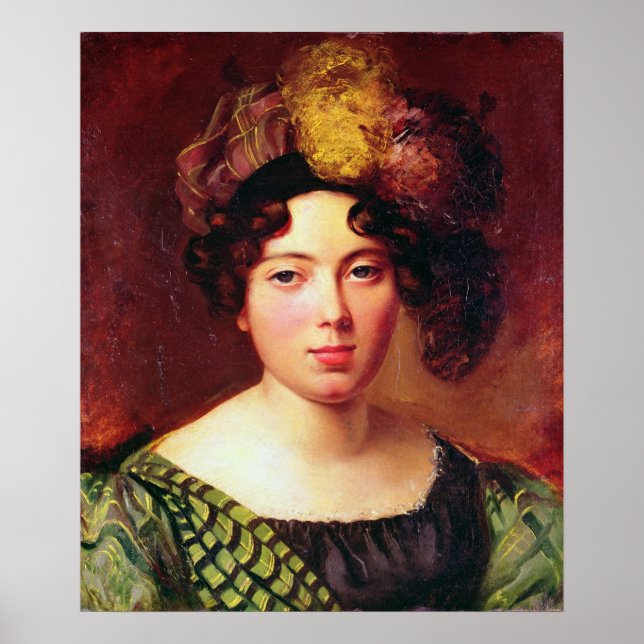 Póster Retrato de una joven escocesa (Frente)