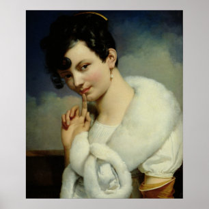 Póster Retrato de una mujer