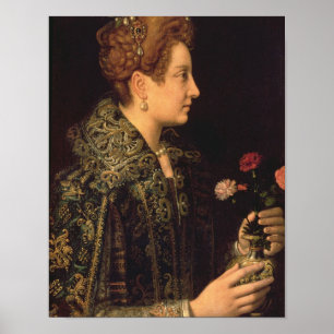 Póster Retrato de una mujer