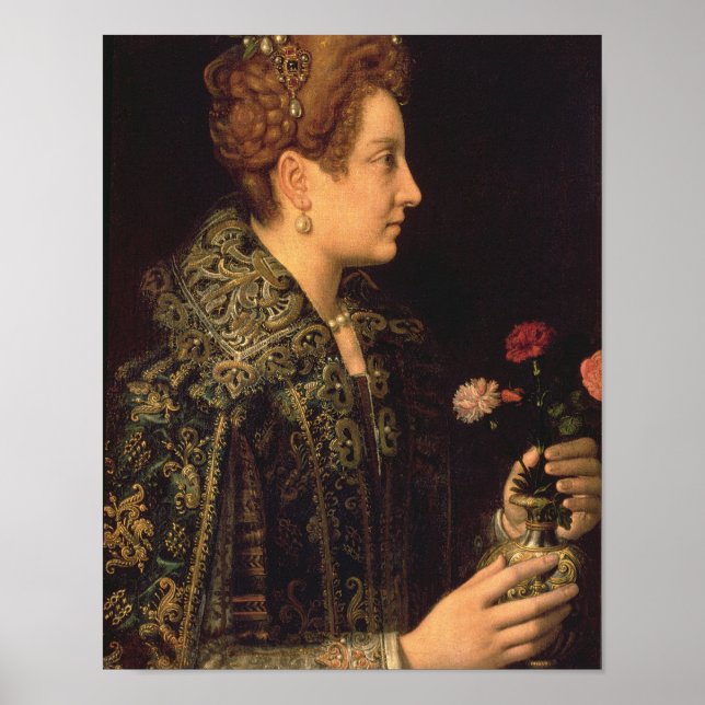 Póster Retrato de una mujer (Frente)