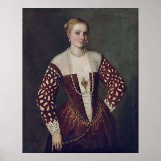 Póster Retrato de una mujer (Frente)