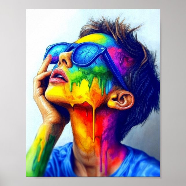 Póster retrato de una mujer (Frente)