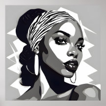 Retrato de una mujer negra