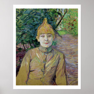 Póster Retrato de una mujer, posiblemente el bailarín