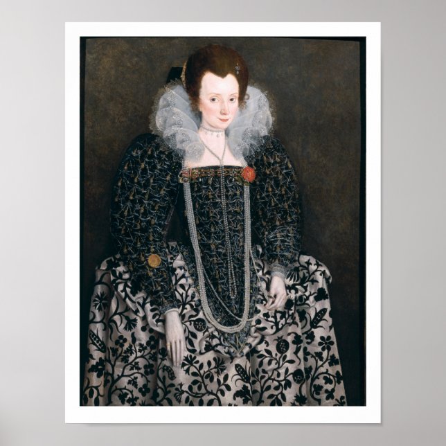 Póster Retrato de una mujer, tradicionalmente identificad (Frente)