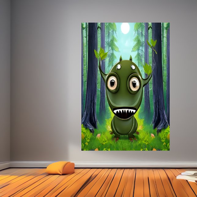 Póster Retrato de una pequeña bestia de fantasía | Poster (Subido por el creador)