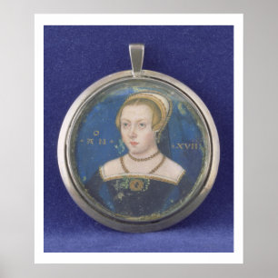 Póster Retrato de una señora, posiblemente señora Jane