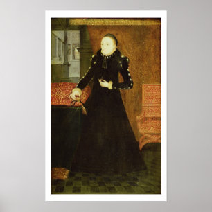 Póster Retrato de una señora, probablemente Katherine,