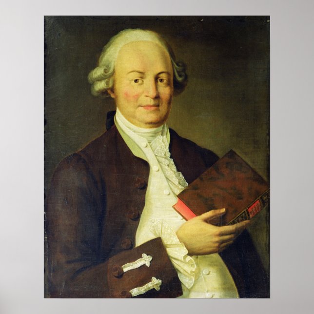 Póster Retrato de Vasili K. Trediakovsky (Frente)