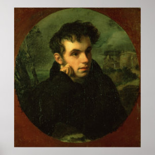 Póster Retrato de Vassily Zhukovsky, 1816