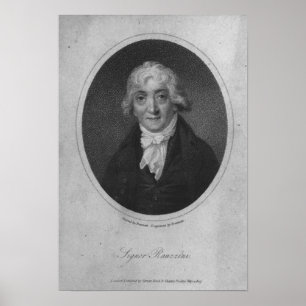 Póster Retrato de Venanzio Rauzzini