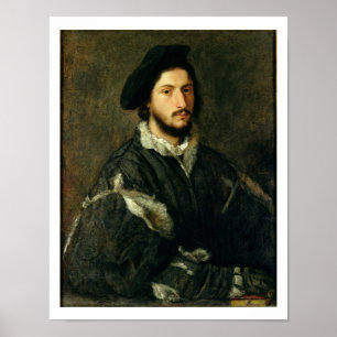 Póster Retrato de Vicente Mosti (aceite en lona)
