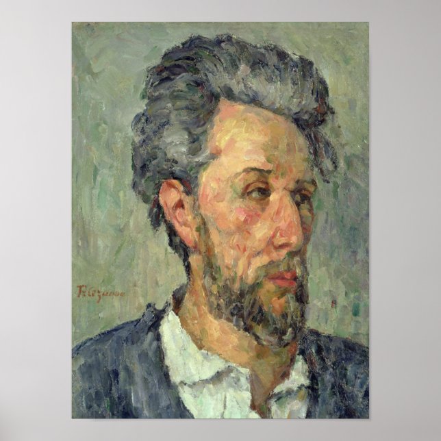 Póster Retrato de Victor Chocquet, 1876-77 (Frente)