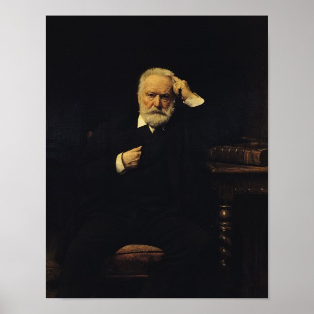 Póster Retrato de Victor Hugo 1879 (Frente)