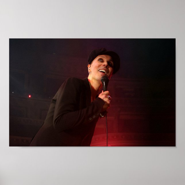 Póster Retrato de Ville Valo VV (Frente)