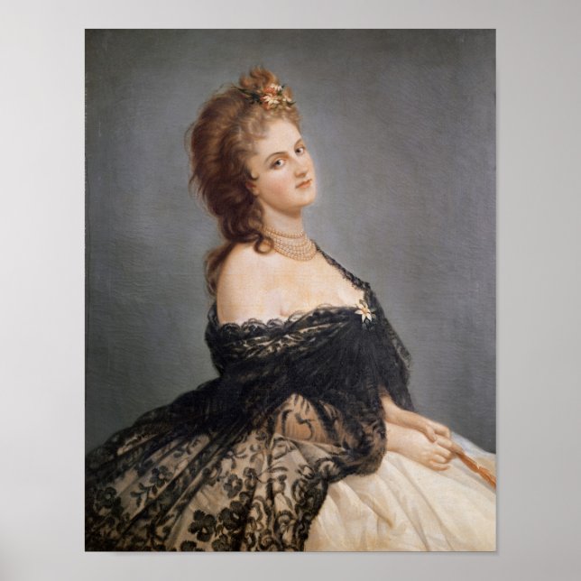 Póster Retrato de Virginia Oldoini (Frente)