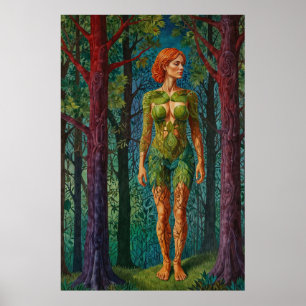 Póster “Retrato de Viridra” - Venas de la Copa   