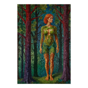 Póster “Retrato de Viridra” - Venas del Dosel   