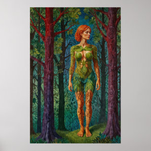 Póster “Retrato de Viridra” - Venas del Dosel