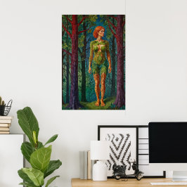 Póster “Retrato de Viridra” - Venas del Dosel   