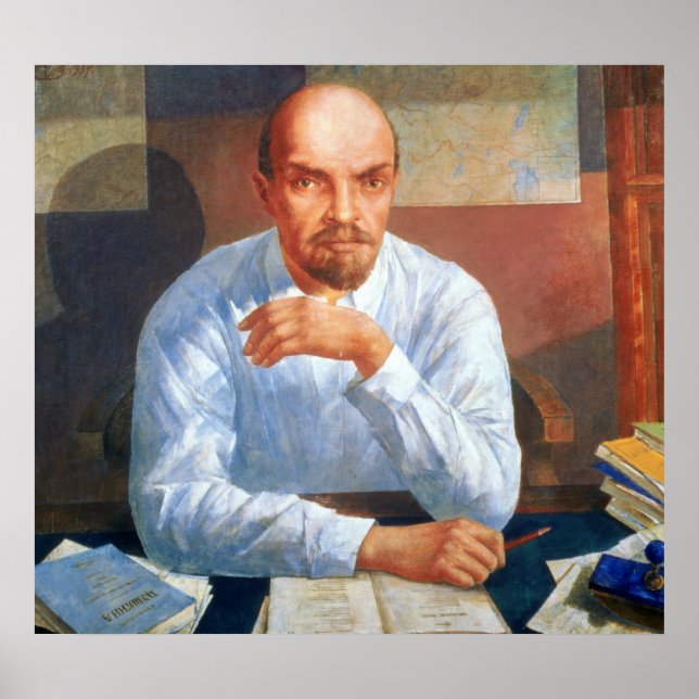 Póster Retrato de Vladimir Ilyich Lenin, 1934 (Frente)