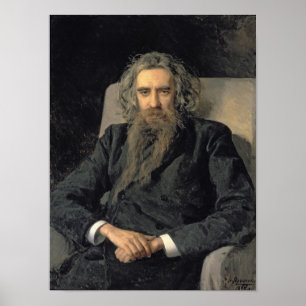 Póster Retrato de Vladimir Sergeyevich Solovyov, 1895