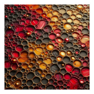 Póster Retrato de Voronoi - Arte Grabado en relieve