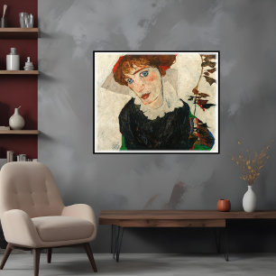 Póster Retrato de Wally Neuzil, Egon Schiele