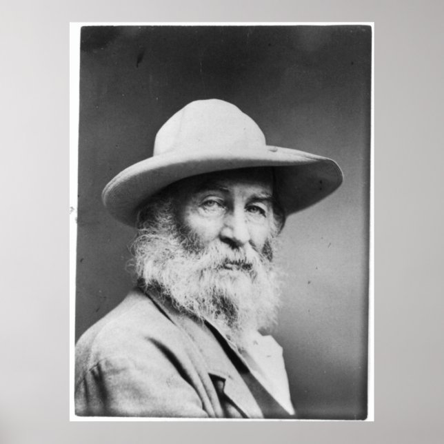 Póster Retrato de Walt Whitman, también conocido como la  (Frente)