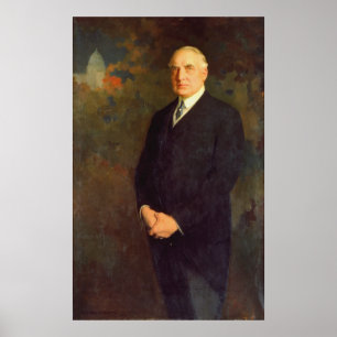Póster Retrato de WARREN G. HARDING de Edmund Hodgson Sma