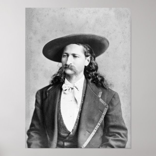 Póster Retrato de Wild Bill Hickok (Frente)