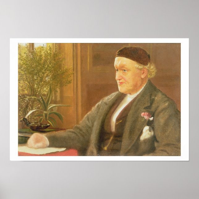 Póster Retrato de William Bell Scott (1811-90), 1886 (oi) (Frente)