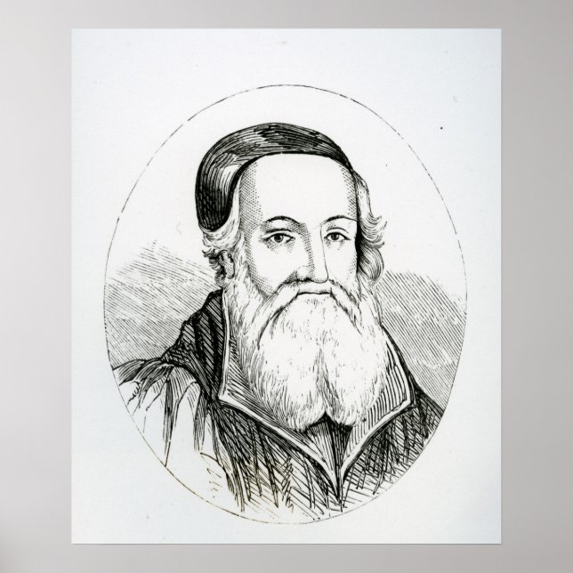 Póster Retrato de William Grindal (Frente)