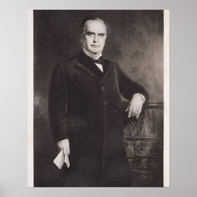 Póster Retrato de William McKinley (lito) (Frente)