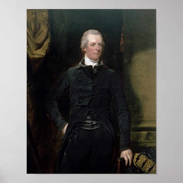 Póster Retrato de William Pitt el menor (Frente)