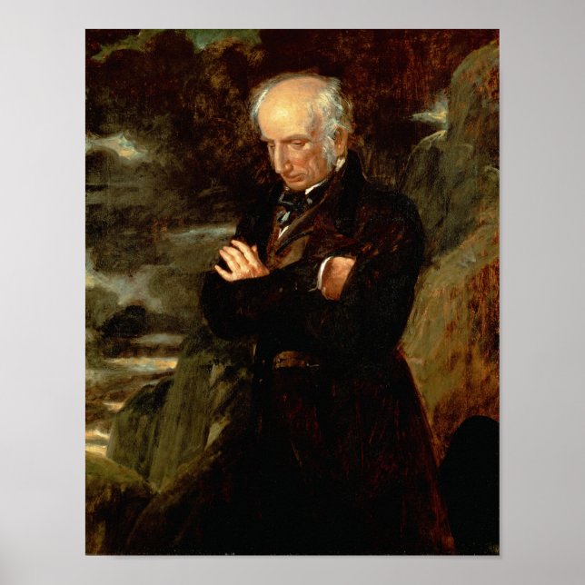 Póster Retrato de William Wordsworth 1842 (Frente)