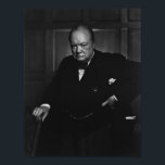 Póster Retrato de Winston Churchill - El león ruidoso<br><div class="desc">Esta foto de Historia Inglesa muestra a Sir Winston Churchill en un retrato tomado en el Parlamento Canadiense,  diciembre de 1941. La foto fue tomada por Yousuf Karsh,  quien llamó a la foto "El León ruidoso".</div>
