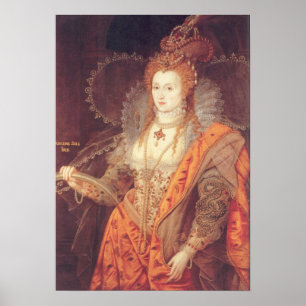Póster Retrato del arco iris de Elizabeth I