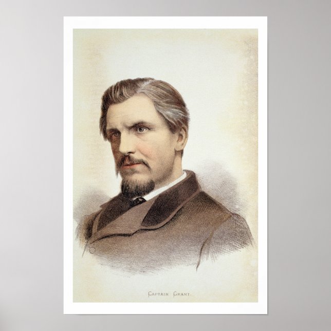 Póster Retrato del capitán James Augustus Grant (1827-87) (Frente)