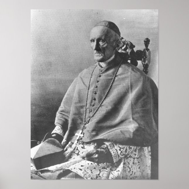 Póster Retrato del Cardenal Manning (Frente)