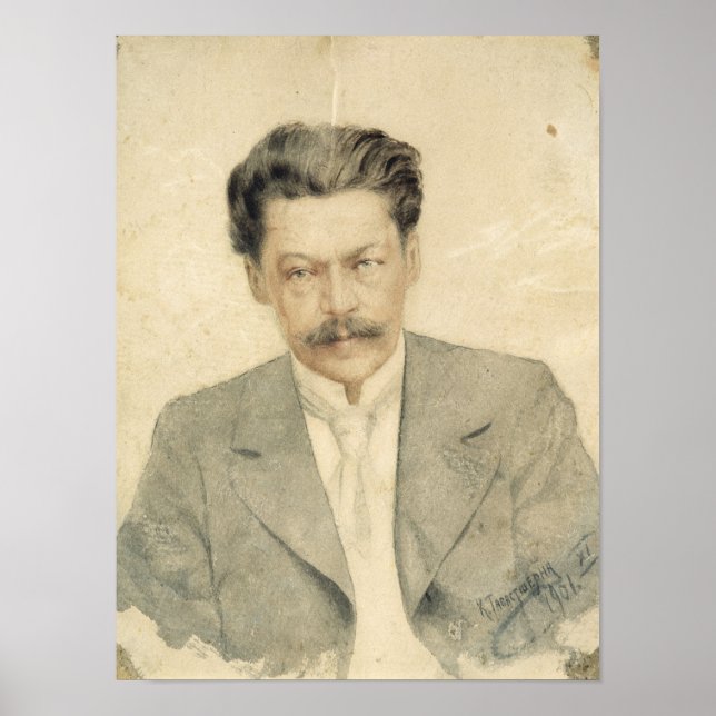 Póster Retrato del compositor Anton Arensky (Frente)