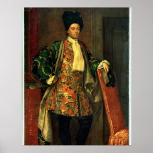 Póster Retrato del Conde Giovanni Battista Vailetti